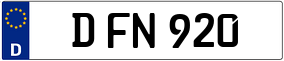 Truck License Plate